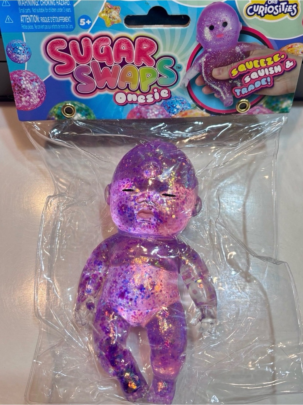 Brand NEW - Sugar Swaps Onesie Squishy Baby - Purple